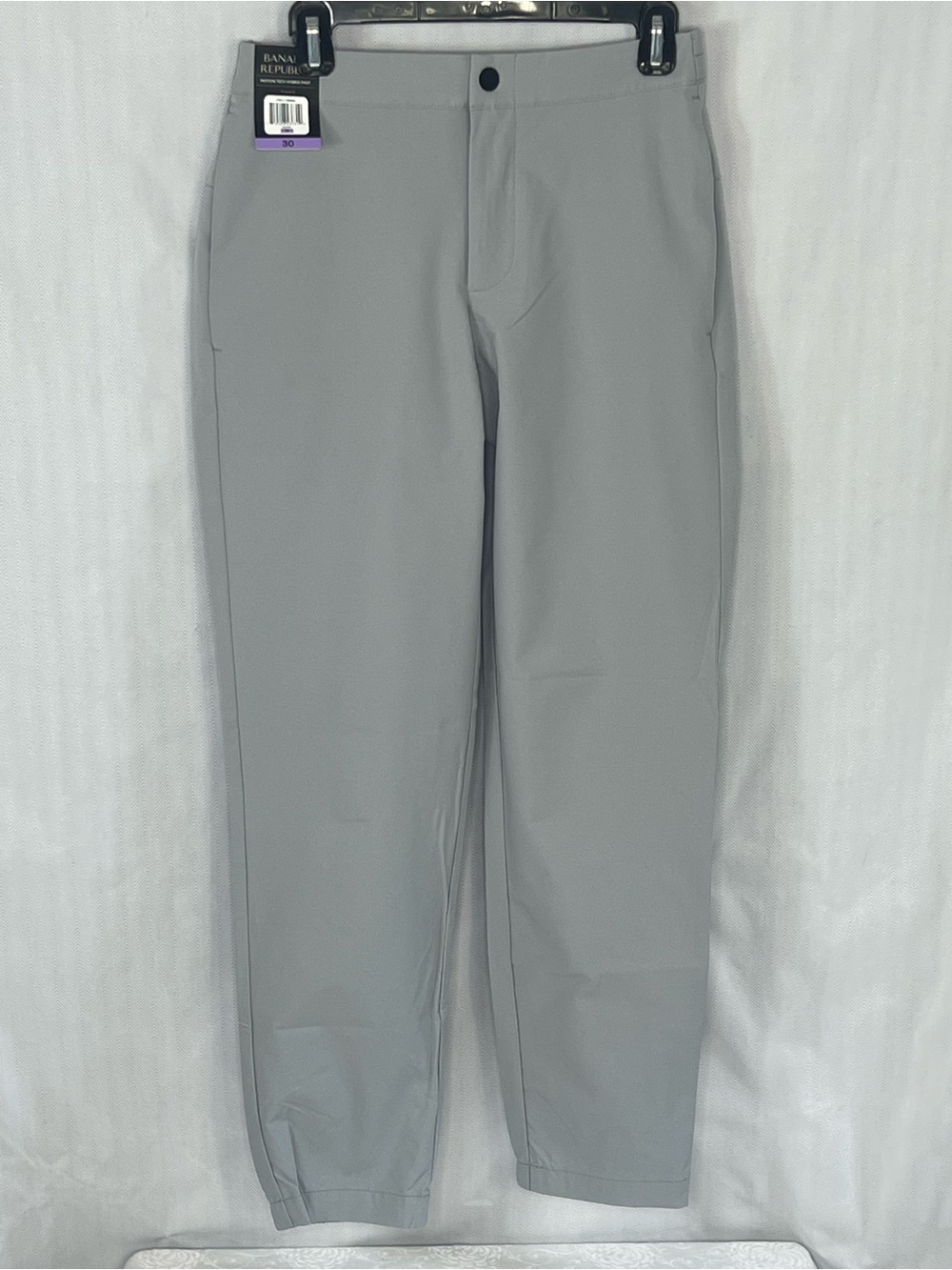 Banana Republic Men’s Motion Tech Hybrid Pants Gray Golf Casual Athletic 30👍